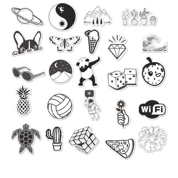 15pcs VSCO Aesthetic Waterproof Vinyl Stickers - Picture 2 of 3